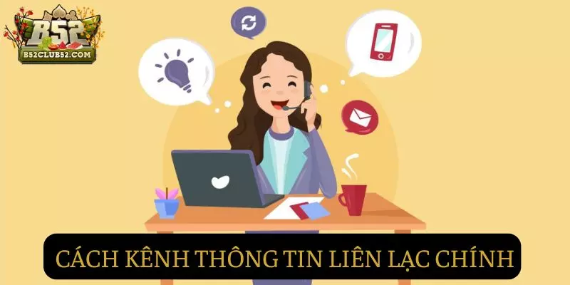 Các kênh thông tiên liên lạc B25club chính