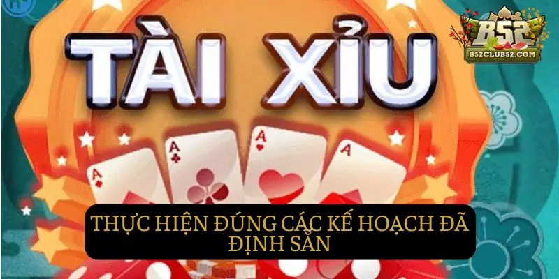 Cần phải thực hiện đúng với kế hoạch đã định sẵn Cần phải thực hiện đúng với kế hoạch đã định sẵn