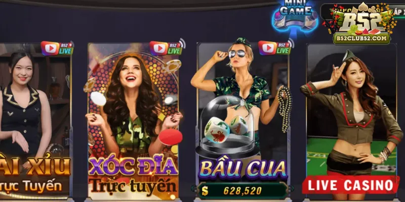 Ưu tiên người chơi lựa chọn B52 Club Play